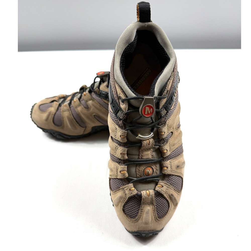 Merrell Chameleon II Stretch Kangaroo Mens 10 Hiking Shoes Tan Vibram J82571
